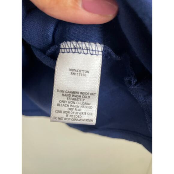 Quacker Factory 3/4 sleeve knit top rhinestones purple cotton lightweight 1X - Picture 8 of 8